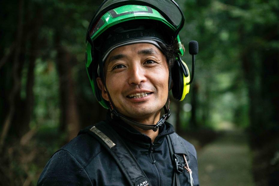 吉岡さんの胸上写真