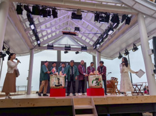 オープニングセレモニー「鏡開き」