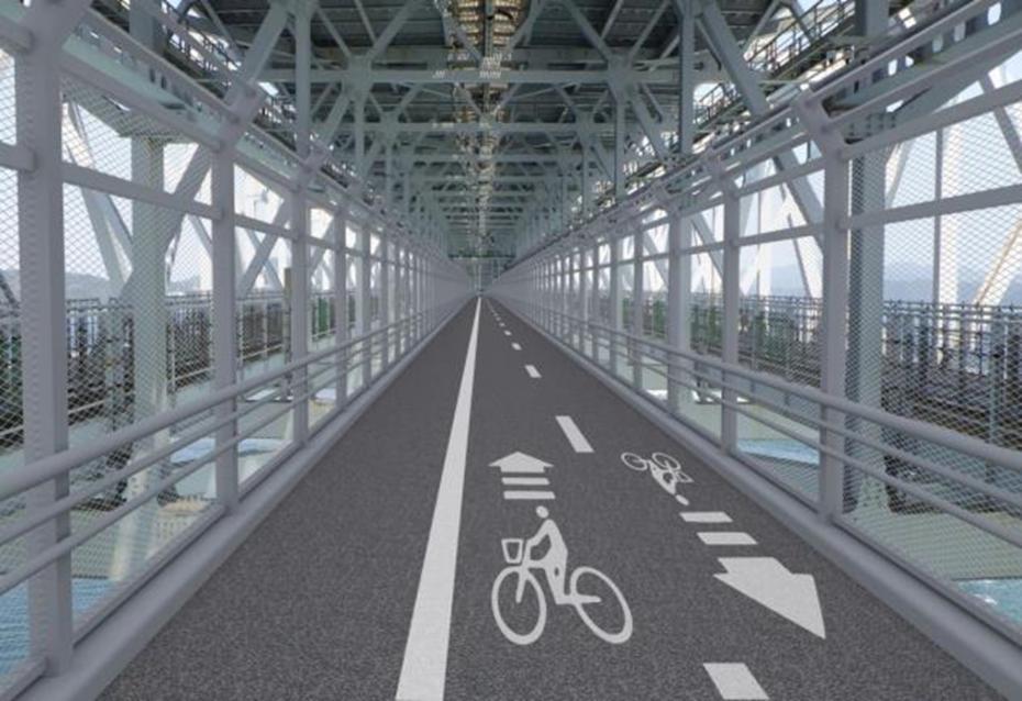 大鳴門峡自転車道イメージ図