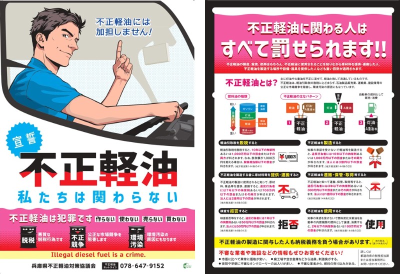 不正軽油ポスター