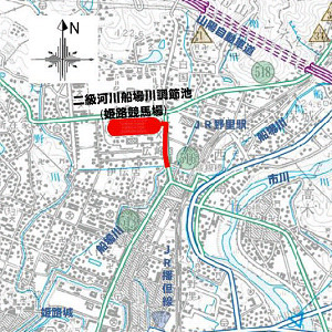 二級河川船場川（位置図）