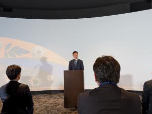 万博展示物移設記念セレモニー1