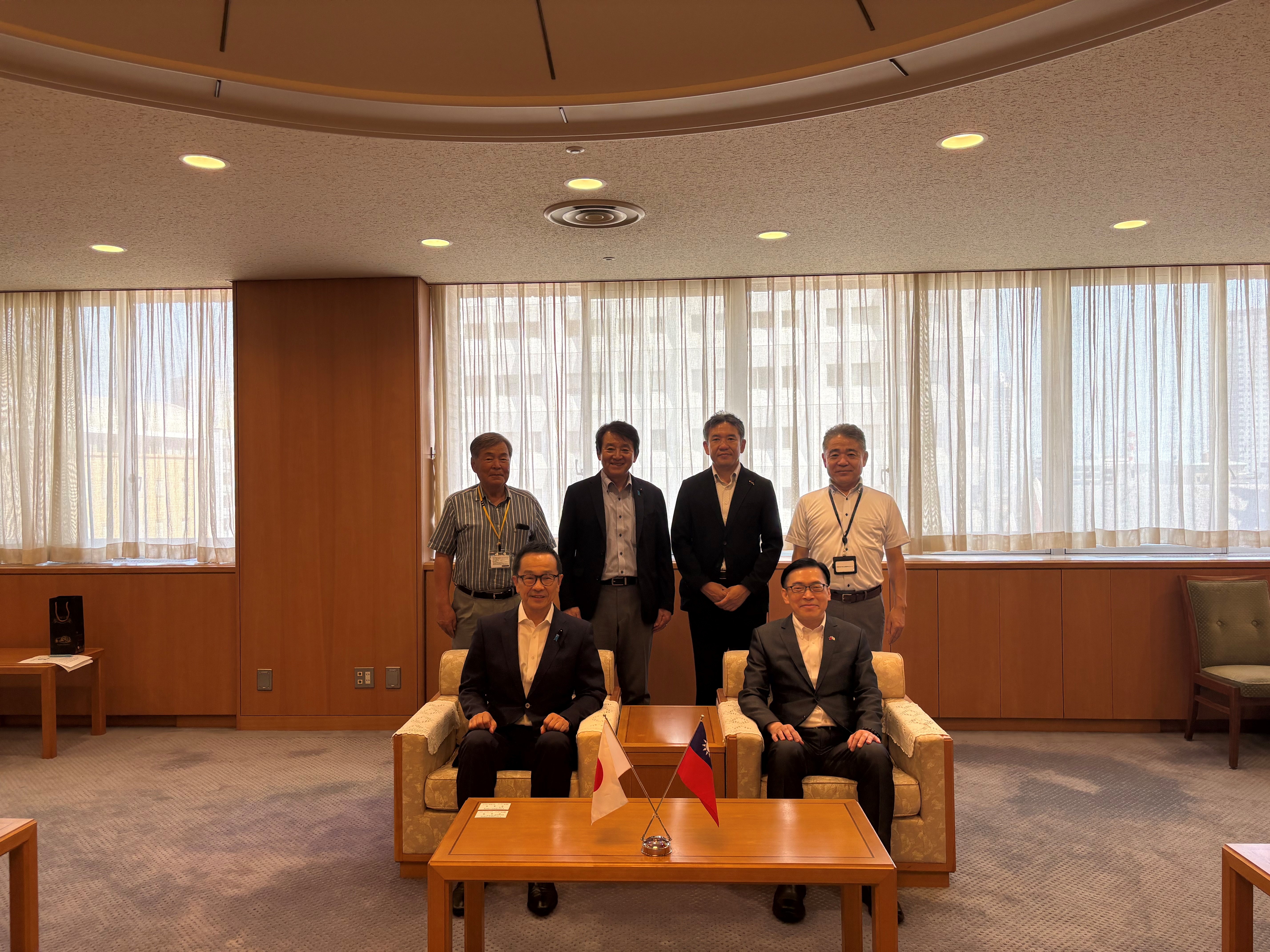 議長表敬（台北駐大阪経済文化弁事処長）