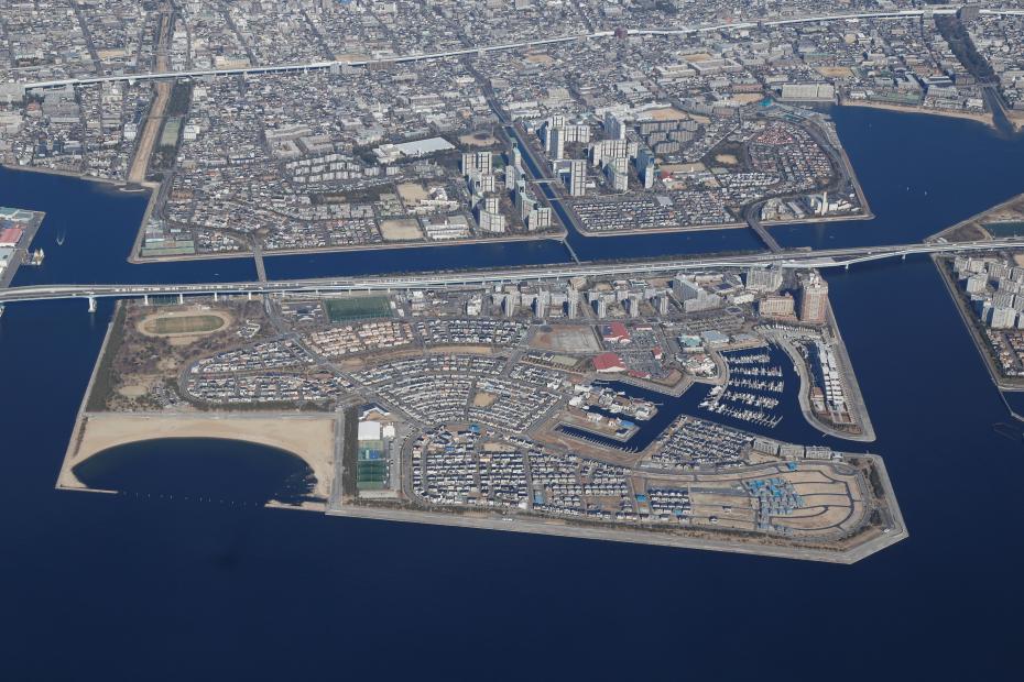 潮芦屋航空写真