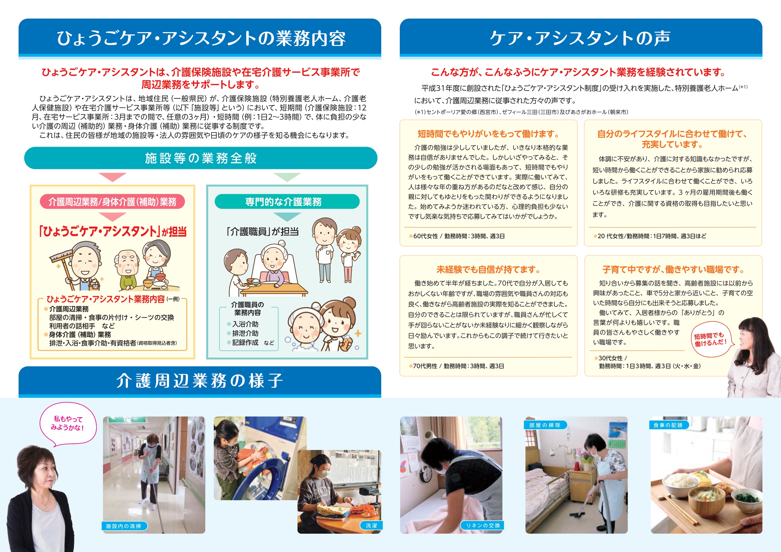 ひょうごケア・アシスタントパンフレット裏