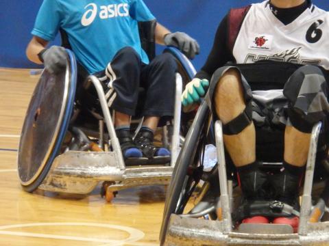 ウィルチェアラグビー（車いすで行うラグビー）