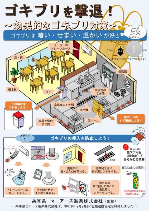 ゴキブリ対策チラシP1