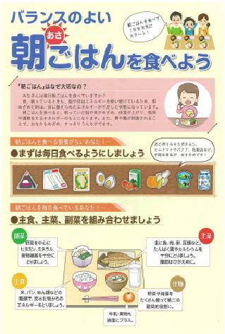 朝ごはんを食べよう