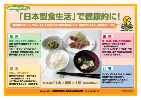 日本型食生活ポスター