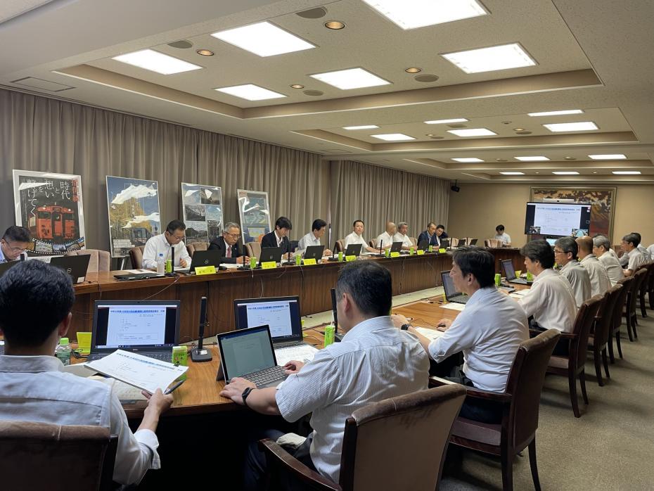 JRローカル線維持・利用促進協議会会議風景