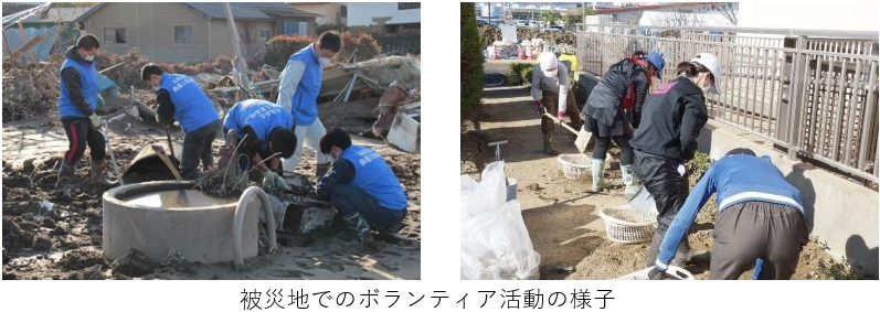 被災地ボランティアの様子