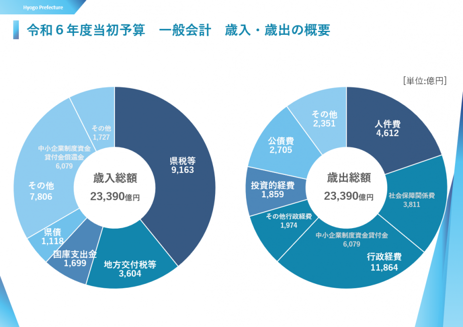 令和6年度当初予算　一般会計　参入・算出の概要