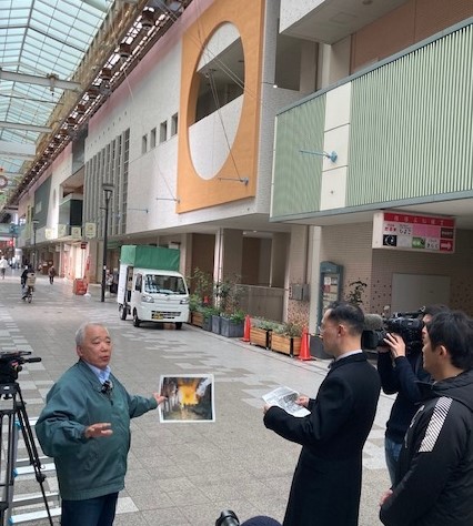 区画整理された復興後の街並み