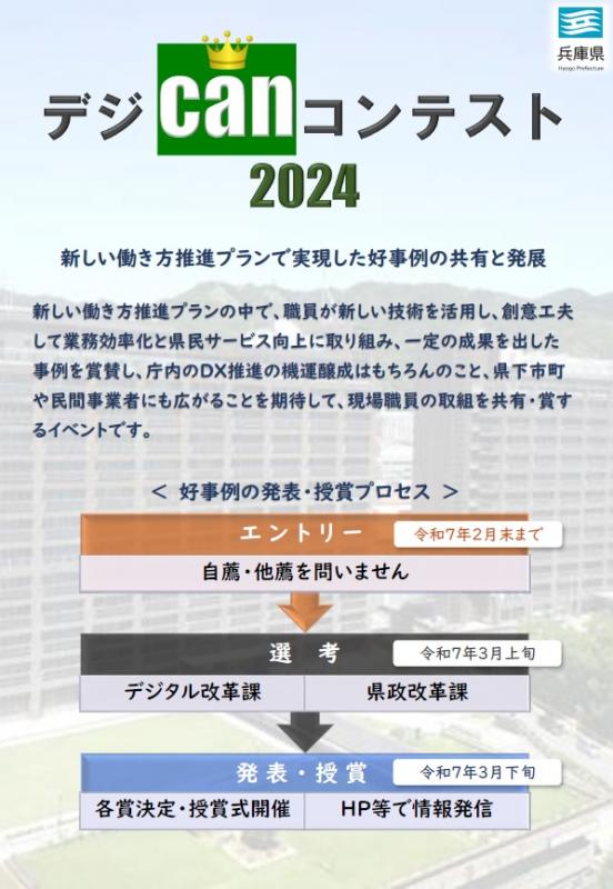 デジCanコンテスト2024チラシ