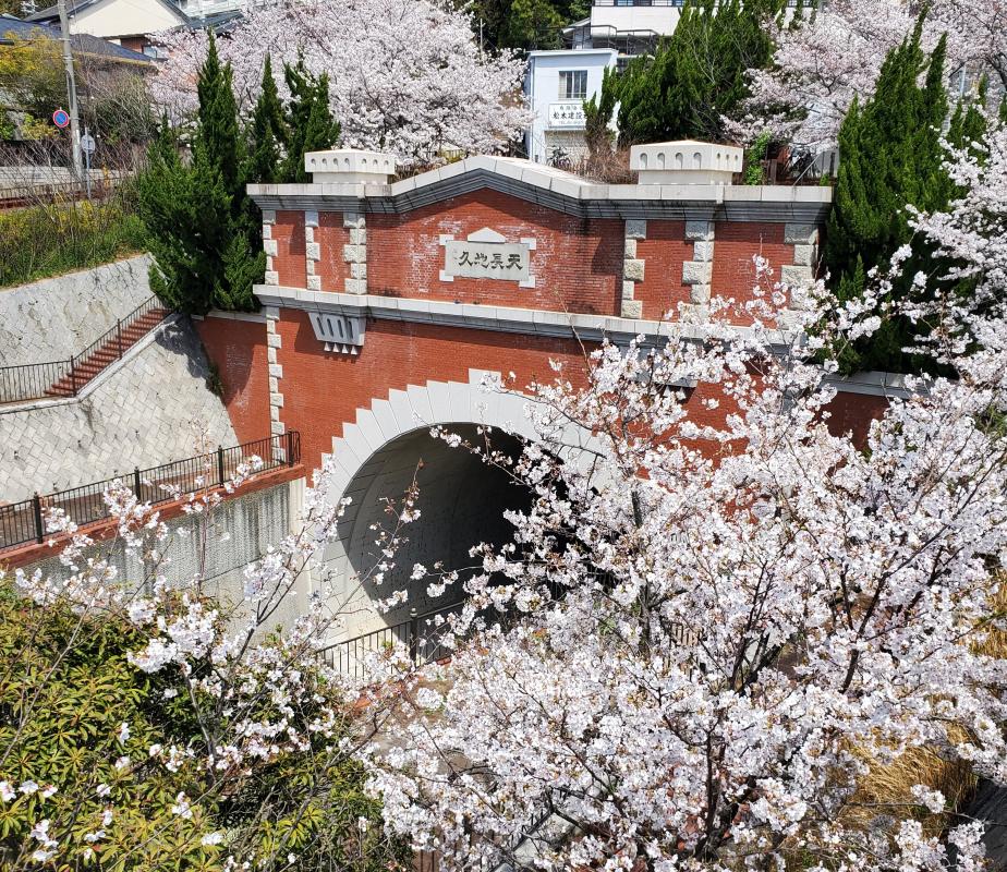 新湊川トンネル吐口