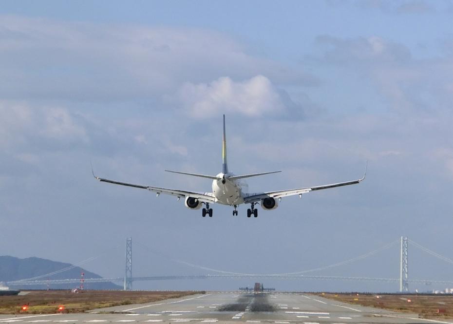 神戸空港（着陸）