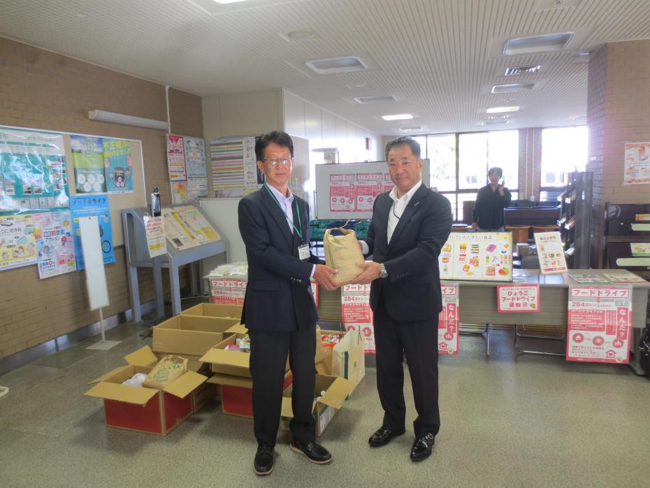 令和７年10月フードドライブ寄与品