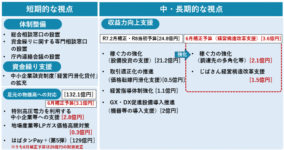 中東情勢支援一覧